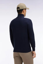 Load image into Gallery viewer, Eden Park Navy Zip Knit E26MAIPU0001 blf