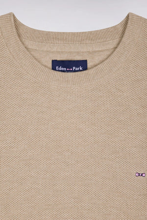 Eden Park Beige Crew E26MAIPU0002 bec13