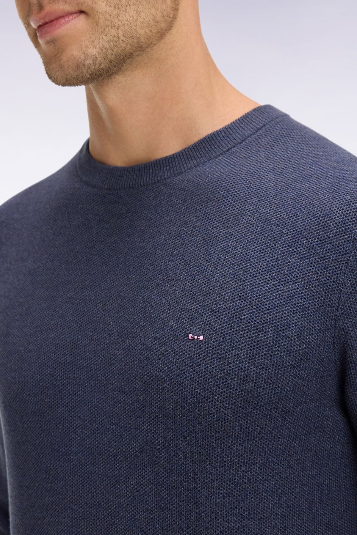 Eden Park Denim Blue Crew E26MAIPU0002 blf21