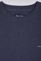 Eden Park Denim Blue Crew E26MAIPU0002 blf21