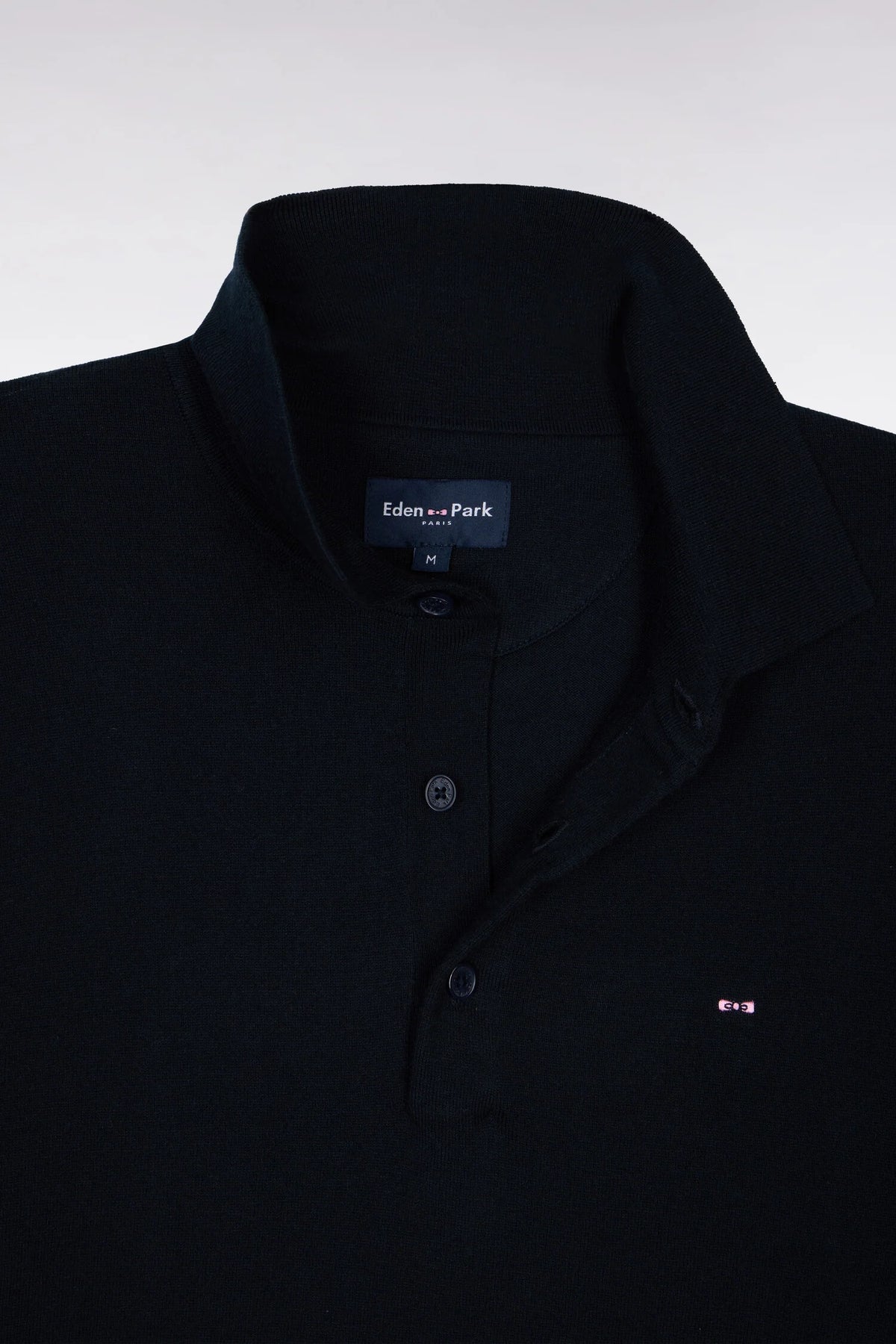 Eden Park Knitted Polo Navy E26MAIPU0004 blf