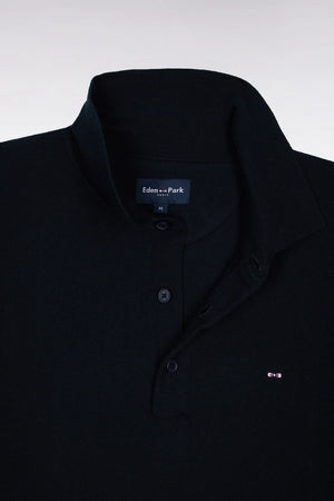 Eden Park Knitted Polo Navy E26MAIPU0004 blf