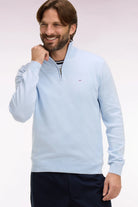 Eden Park Sky Blue Zip Knit e26maipu0006 BLC25