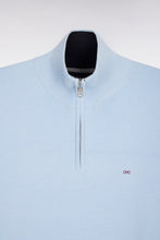 Load image into Gallery viewer, Eden Park Sky Blue Zip Knit e26maipu0006 BLC25