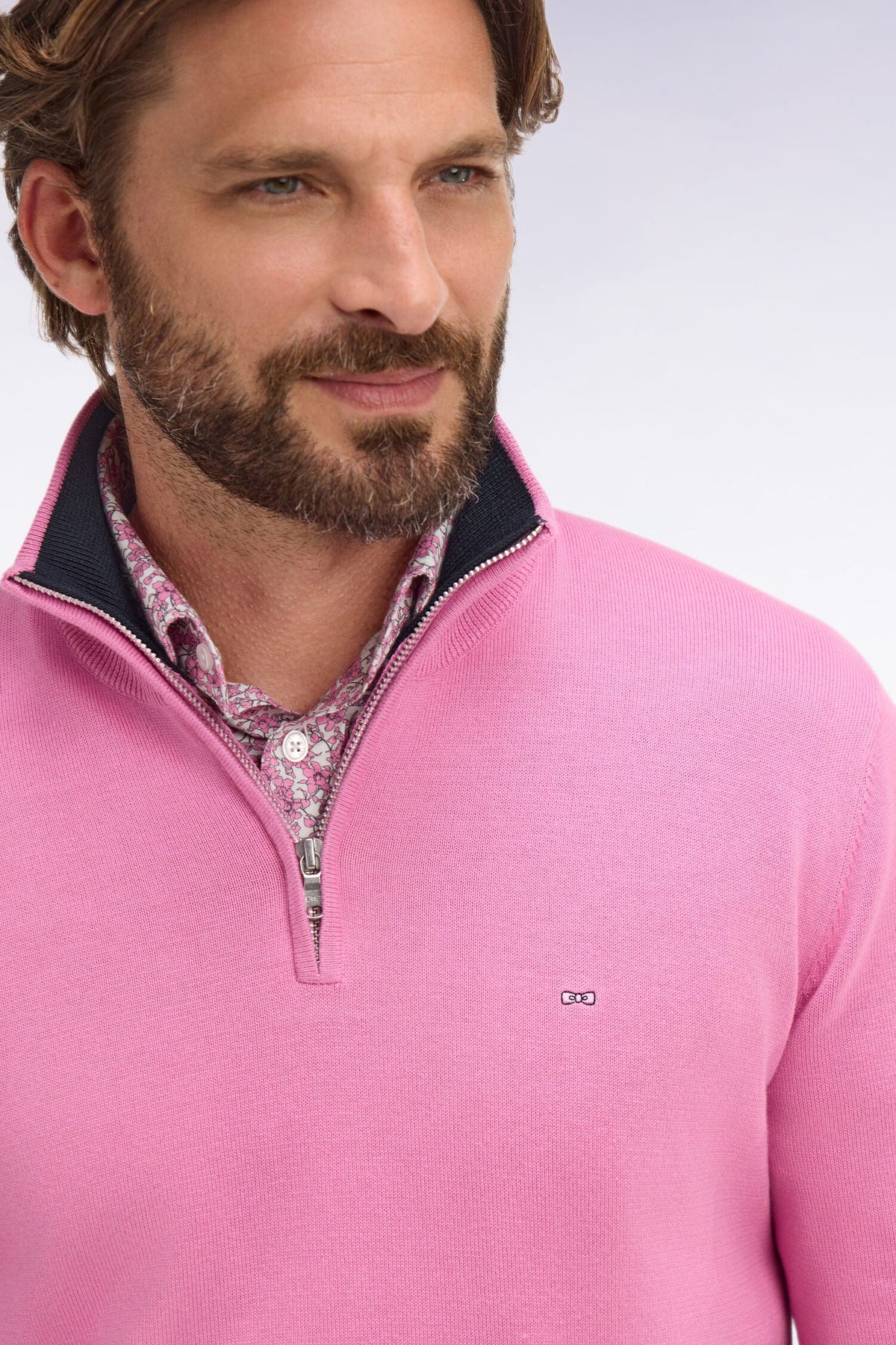 Eden Park Pink Zip Knit e26maipu0006 rom28