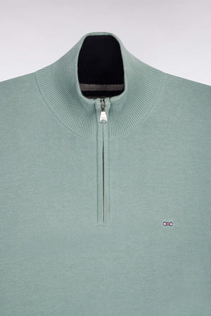 Eden Park Green Zip Knit e26maipu0006 vem39