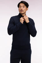 Load image into Gallery viewer, Eden Park Navy Zip Sweat e26maisw0006 blf