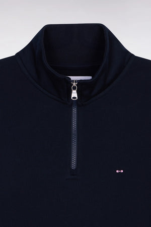 Eden Park Navy Zip Sweat e26maisw0006 blf