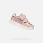 Geox Light Rose Pink Girls Trainers B555MA