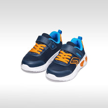 Load image into Gallery viewer, Geox Navy Orange Boys Trainers J45DZC