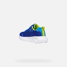 Load image into Gallery viewer, Geox Royal Blue Lime Boys Trainers J45DZC