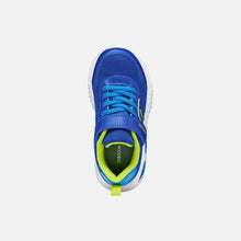 Load image into Gallery viewer, Geox Royal Blue Lime Boys Trainers J45DZC