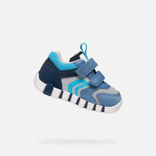 Load image into Gallery viewer, Geox Sky Blue Trainers B3555D