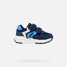 Load image into Gallery viewer, Geox Navy Azure Boys Trainers B656GC