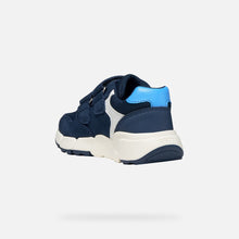 Load image into Gallery viewer, Geox Navy Azure Boys Trainers B656GC