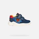 Geox Superman Boys Navy Trainers B655RB