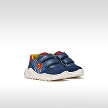 Load image into Gallery viewer, Geox Superman Boys Navy Trainers B655RB