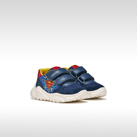 Geox Superman Boys Navy Trainers B655RB
