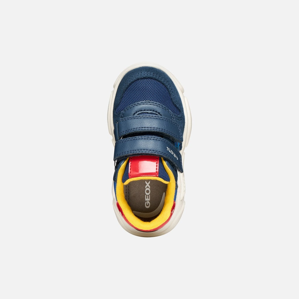 Geox Superman Boys Navy Trainers B655RB