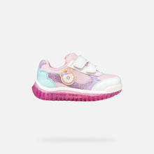 Load image into Gallery viewer, Geox White Pink Girls Shoes B6561A
