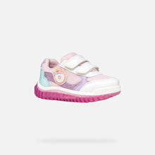 Load image into Gallery viewer, Geox White Pink Girls Shoes B6561A