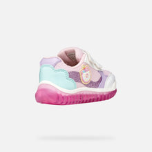 Load image into Gallery viewer, Geox White Pink Girls Shoes B6561A