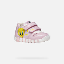 Load image into Gallery viewer, Geox Girls Pink Looney Tunes Trainers B6558B