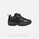 Geox Black Velcro Shoes J669VD