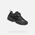 Geox Black Velcro Shoes J669VD
