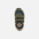 Geox Musk Green Cognac Boys Trainers B656GC