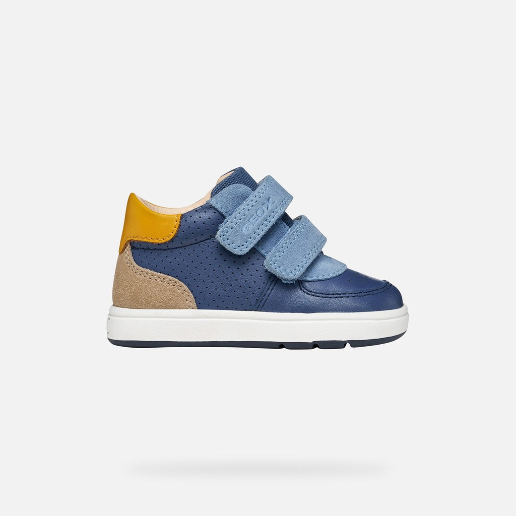 Geox Velcro Shoes Denim Blue Dark Sky B554DA