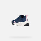 Geox Navy Pink Girls Trainers J667KA