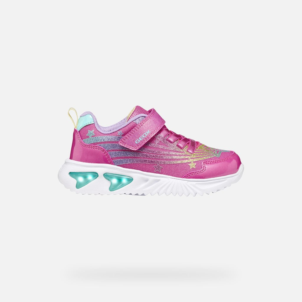 Geox Girls Pink Trainers J56E9B