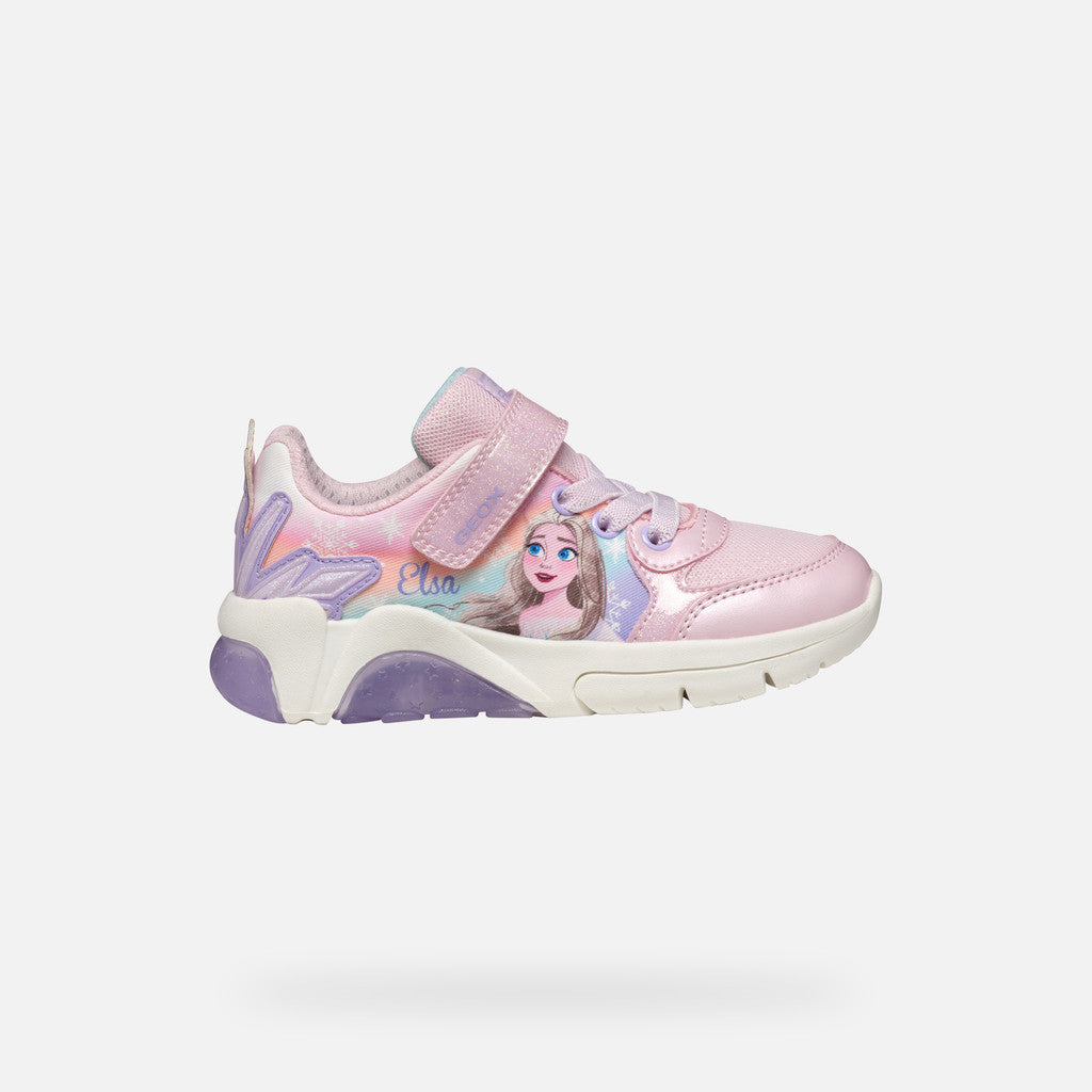 Geox Girls Shoes Elsa Pink Lilac J55M4E