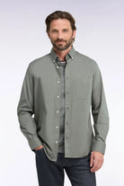 Eden Park Khaki Green Oxford Shirt H26CHECL0008 kaf8