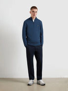 Farah Redchurch Blue Zip Knit f4gf9082 495