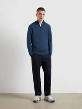 Load image into Gallery viewer, Farah Redchurch Blue Zip Knit f4gf9082 495