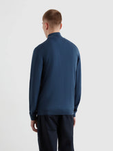 Load image into Gallery viewer, Farah Redchurch Blue Zip Knit f4gf9082 495