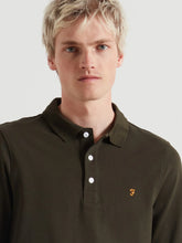 Load image into Gallery viewer, Farah Long Sleeve Polo Evergreen f4kfd034 357