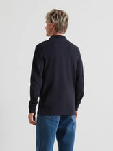 Load image into Gallery viewer, Farah Long Sleeve Polo Navy f4kfd034 412