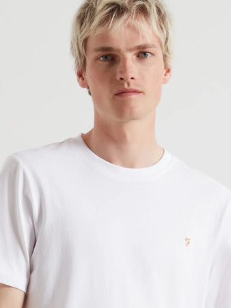 Farah White Tee f4kfd040 104