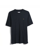 Farah Navy Waffle Tee F4KFG006 412