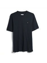 Load image into Gallery viewer, Farah Navy Waffle Tee F4KFG006 412