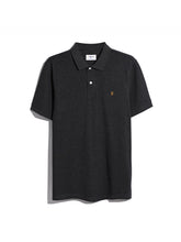 Load image into Gallery viewer, Farah | Cunningham Polo Shirt in Washed Black | F4KFG014 009