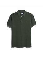Farah Rosemary Green Marl Polo F4KFG014 315