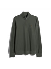 Load image into Gallery viewer, Farah Rosemary Green Zip Knit F4KFG020 300