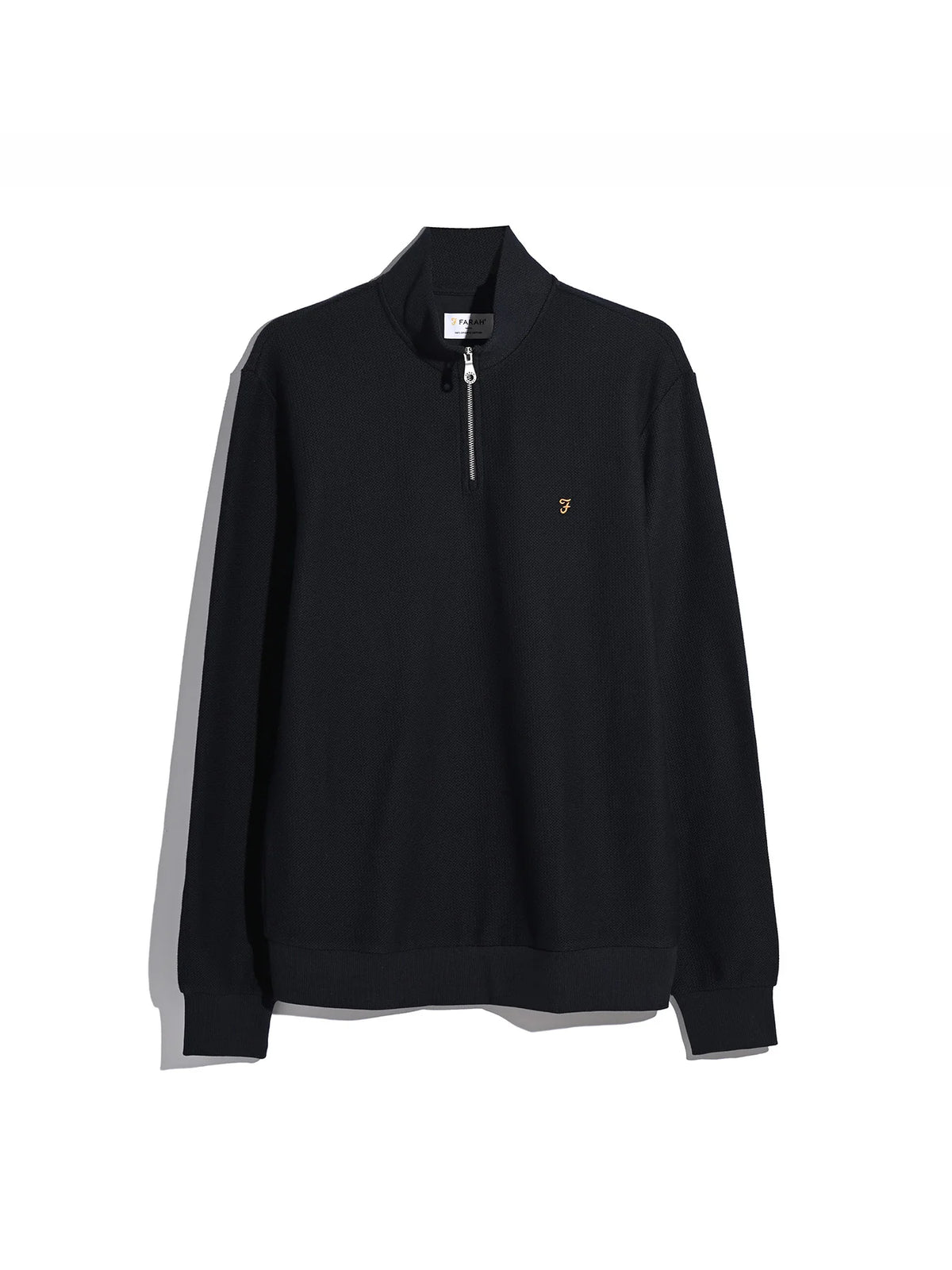 Farah Navy Zip Knit F4KFG020 412