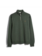 Farah Green Rosemary Marl Zip Sweat F4KFG056 315