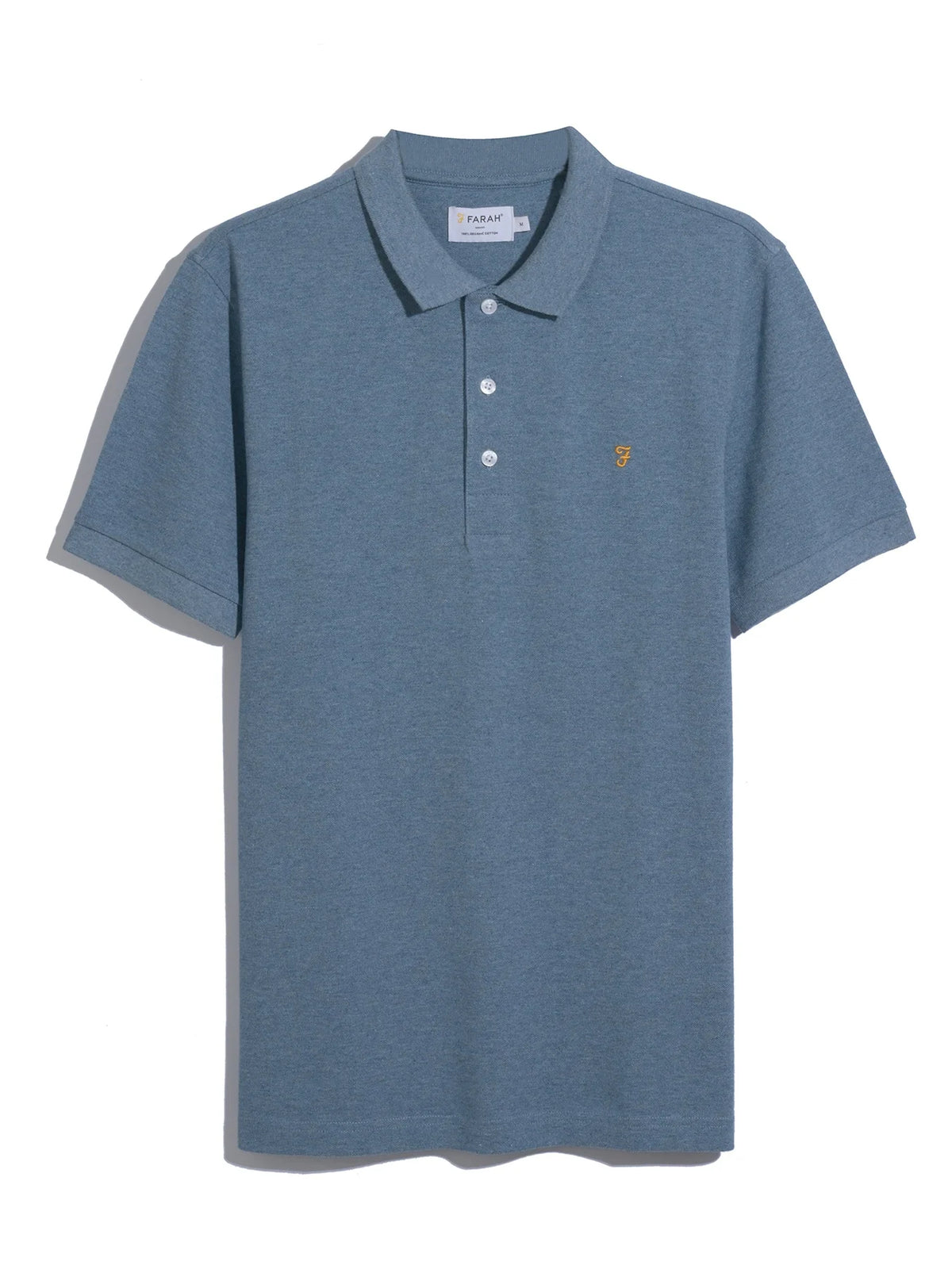 Farah Blue Polo Shirt F4KSB068 401