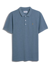 Load image into Gallery viewer, Farah Blue Polo Shirt F4KSB068 401